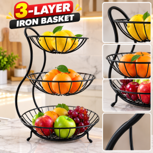 3Layer Vegetable Basket Metal