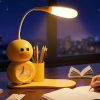 Cute Character Alarm Clock With Holder & Light