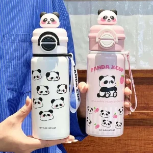 Cute Panda 550ml Vacuum Insulated Bottle