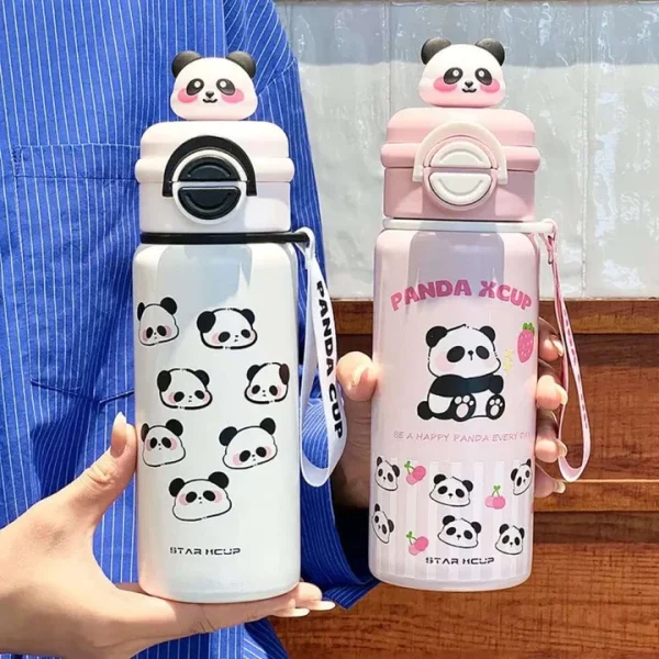 Cute Panda 550ml Vacuum Insulated Bottle