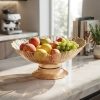 Decorative Plastic Fruit Bowl With Drainage Holes