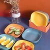 Square Shape Plate Set 10Pcs