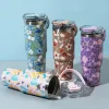 Thermotrek Orchid Floral Vacuum Insulated Tumbler 900ml