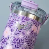 Thermotrek Orchid Floral Vacuum Insulated Tumbler 900ml