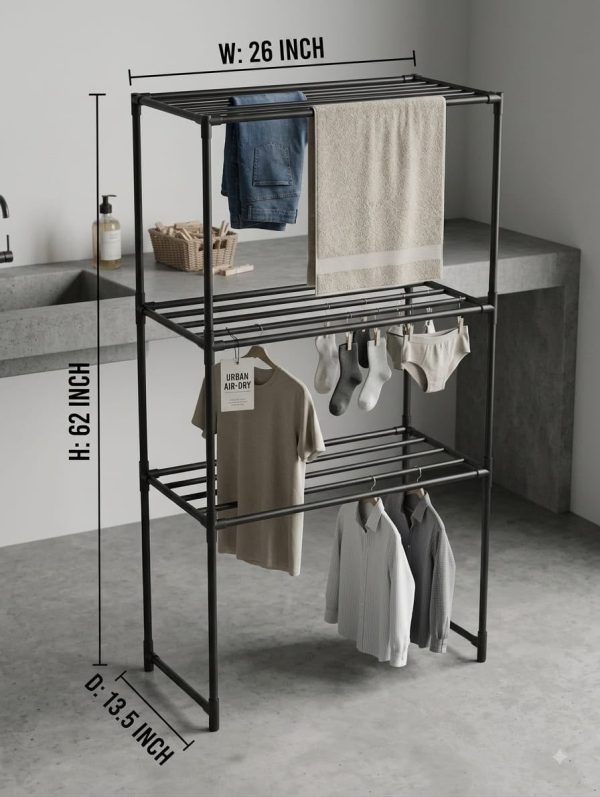 Towel Rack Brown Box
